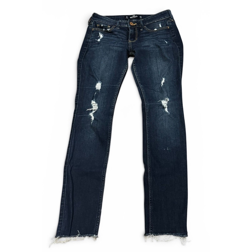 Hollister Low Rise Super Skinny Jeans Womens 1S‎ W25 L28 Distressed